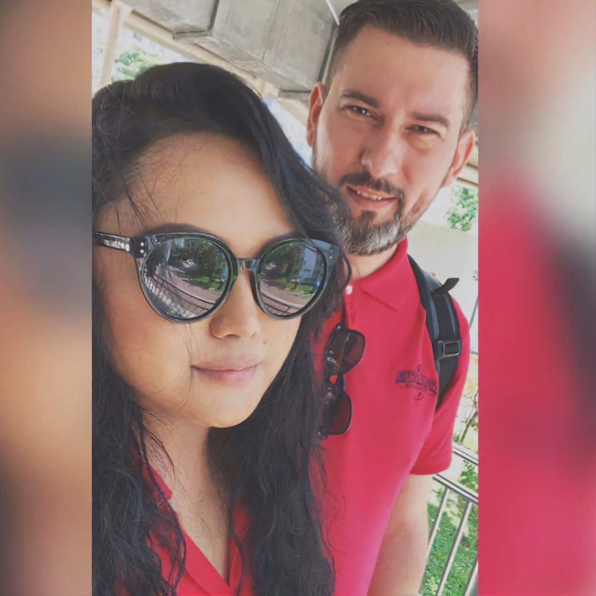 Djordjo Cetkovic with his wife Masziana Ali Cetkovic
