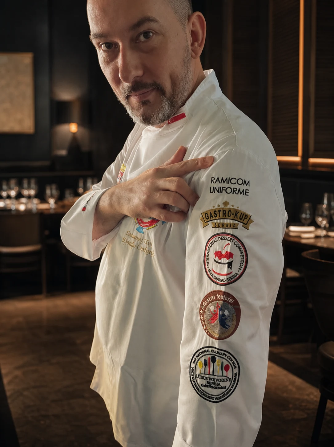 Executive Chef Djordjo Cetkovic in competition uniform