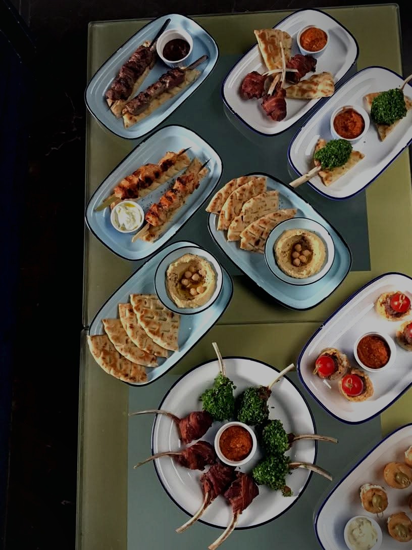 Mediterranean sharing table by Chef Djordjo Cetkovic