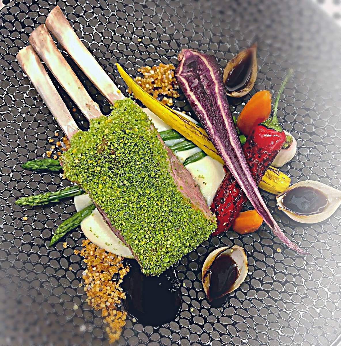Contemporary lamb course by Chef Djordjo Cetkovic