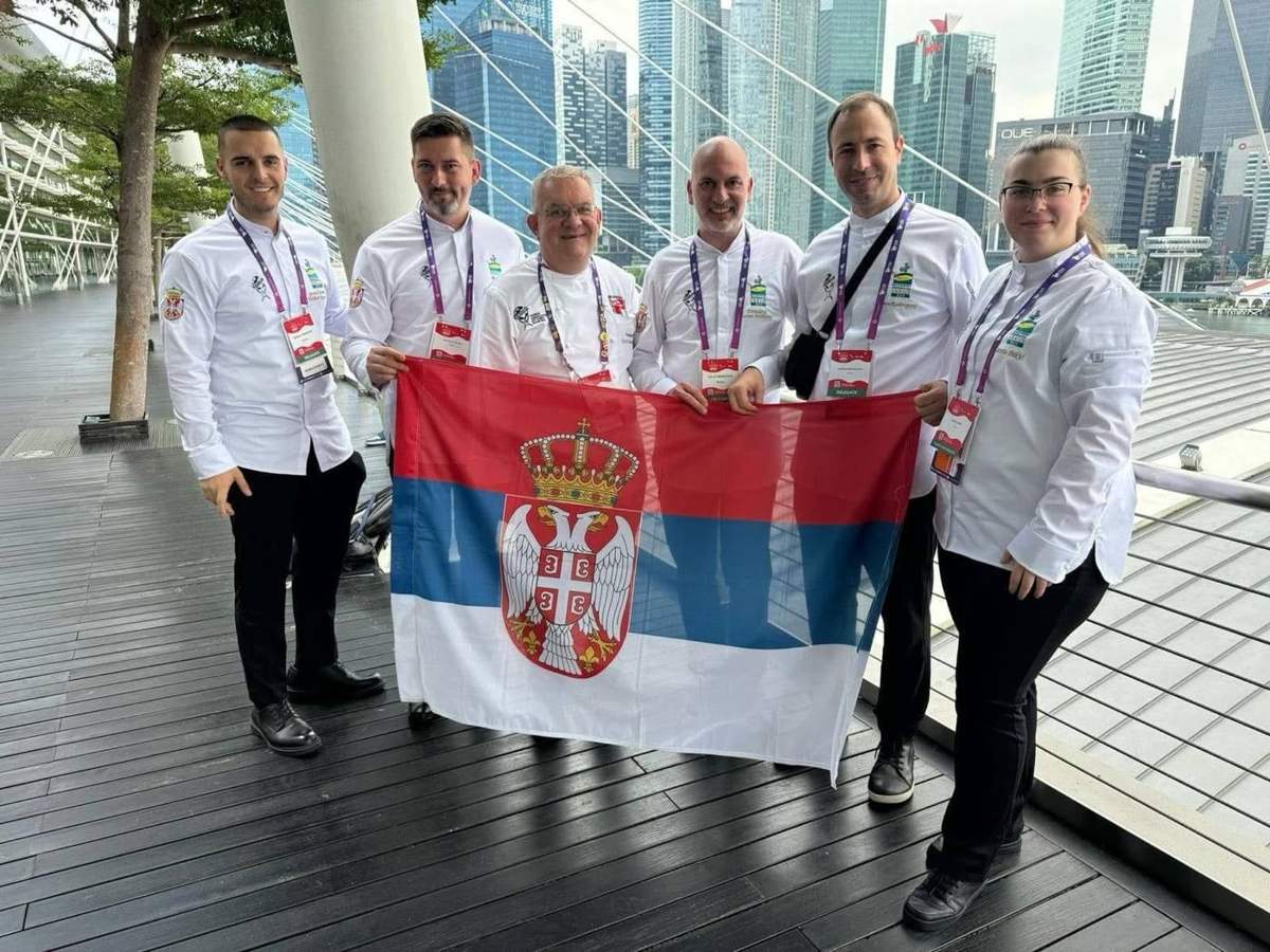 Djordjo Cetkovic representing Serbia in Singapore